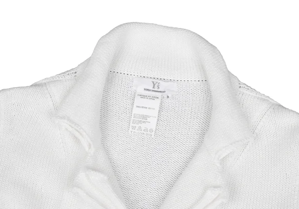 Y's Cotton Buttonless Knit Jacket K-172313_004