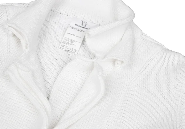 Y's Cotton Buttonless Knit Jacket K-172313_005