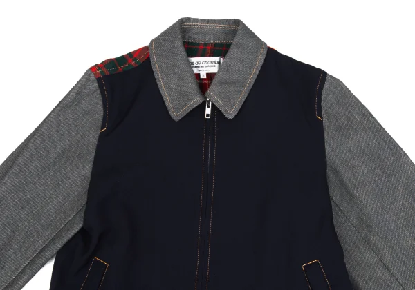 robe de chambre COMME des GARCONS Back Check Blouson K-172314_003