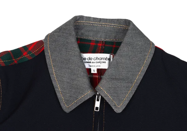 robe de chambre COMME des GARCONS Back Check Blouson K-172314_004