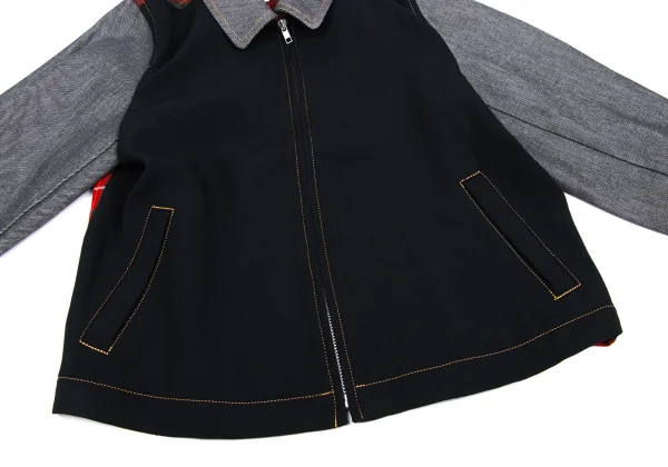 robe de chambre COMME des GARCONS Back Check Blouson K-172314_012