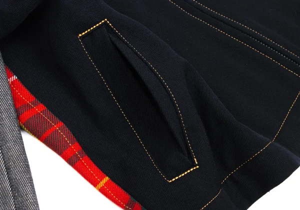 robe de chambre COMME des GARCONS Back Check Blouson K-172314_013