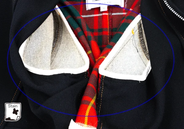 robe de chambre COMME des GARCONS Back Check Blouson K-172314_015