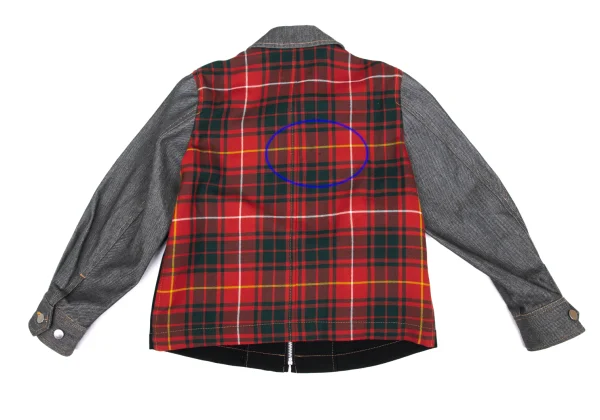 robe de chambre COMME des GARCONS Back Check Blouson K-172314_016