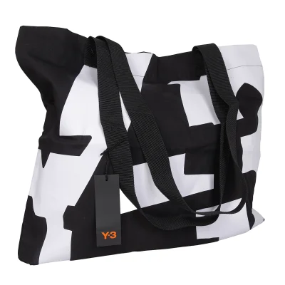 Y-3 Logo Printed Tote Bag