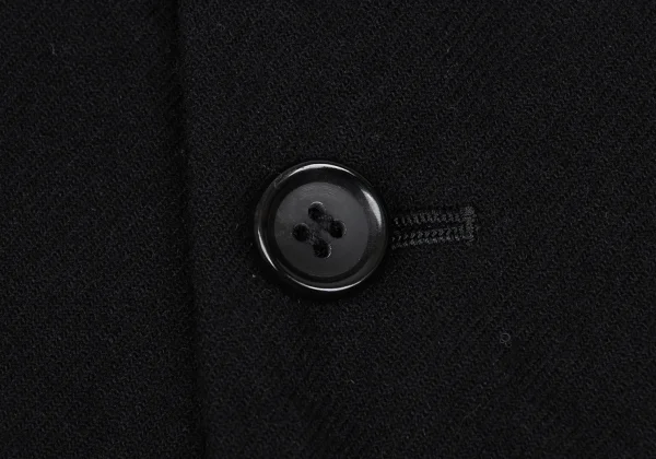 COMME des GARCONS Wool Blend Hem Bleached Notched Lapel Jacket K-172317_013