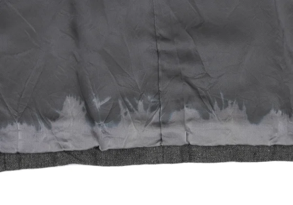 COMME des GARCONS Wool Blend Hem Bleached Notched Lapel Jacket K-172317_015