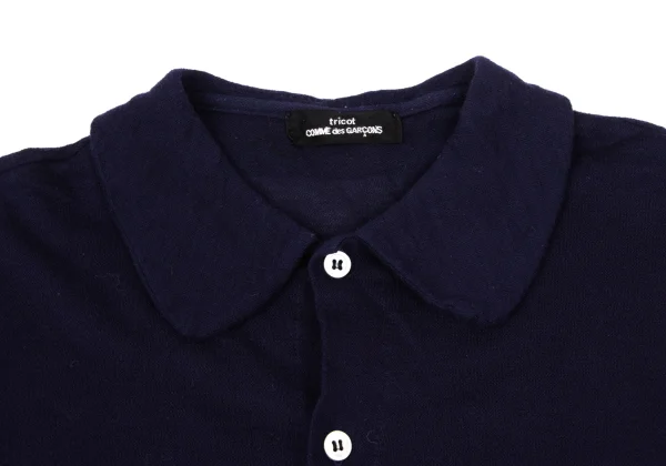 tricot COMME des GARCONS Cotton Round Collar Short Sleeve Shirt K-172318_006