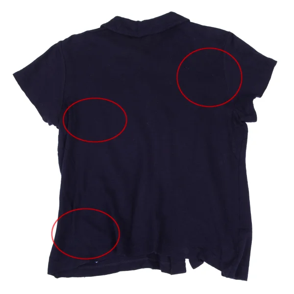 tricot COMME des GARCONS Cotton Round Collar Short Sleeve Shirt K-172318_013