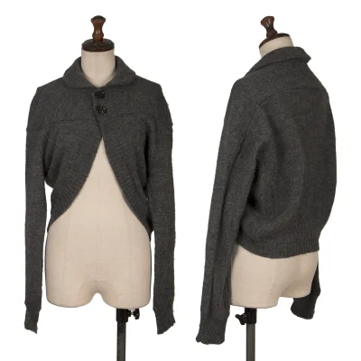tricot COMME des GARCONS Wool Round Silhouette Knit Bolero Cardigan