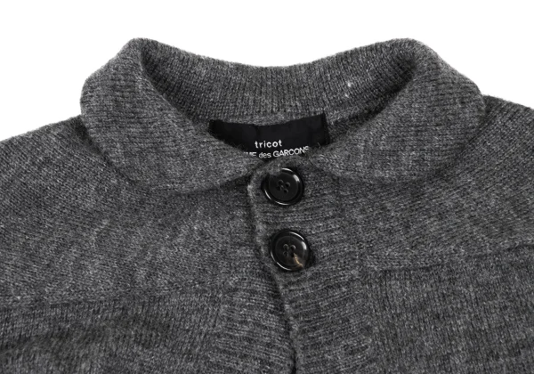 tricot COMME des GARCONS Wool Round Silhouette Knit Bolero Cardigan K-172319_004