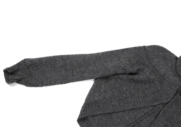 tricot COMME des GARCONS Wool Round Silhouette Knit Bolero Cardigan K-172319_006