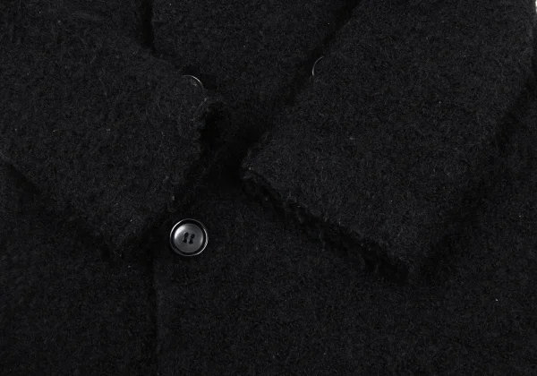 tricot COMME des GARCONS Wool Blend Loop Tweed Half Coat K-172320_006