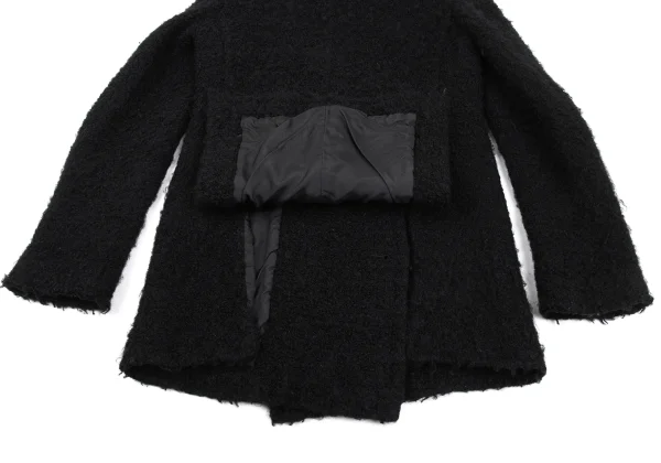 tricot COMME des GARCONS Wool Blend Loop Tweed Half Coat K-172320_016