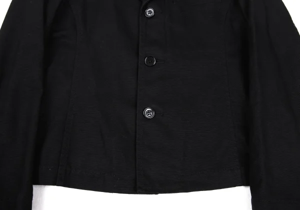 トリココムデギャルソンtricot COMME des GARCONS コットンリネン3Bジャケット 黒M K-172321_009
