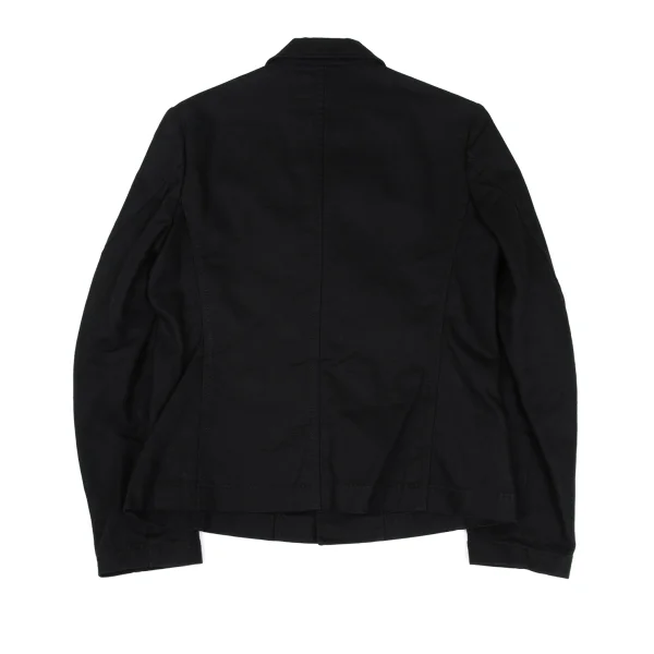 トリココムデギャルソンtricot COMME des GARCONS コットンリネン3Bジャケット 黒M K-172321_012