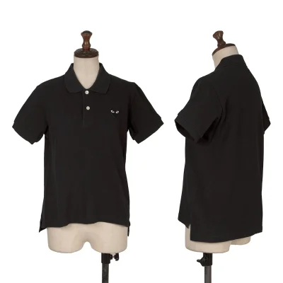 PLAY COMME des GARCONS Heart Patch Short-Sleeve Polo Shirt