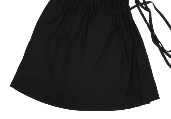 Yohji Yamamoto NOIR Silk Strap Tuck Skirt K-172328_009