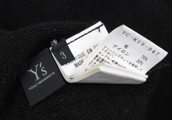 Y's Wool Blended Knit Sweater K-172330_020