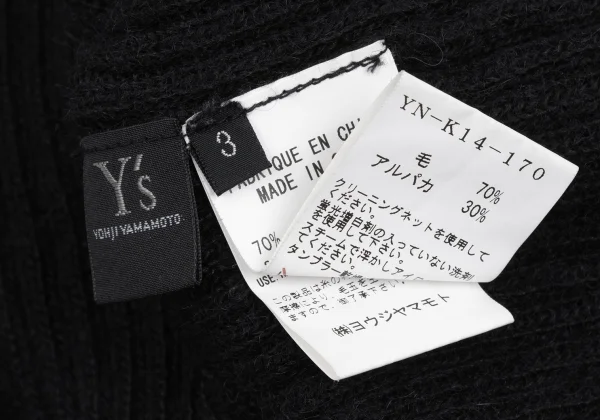 Y's Alpaca Blended Knit Sweater K-172332_015