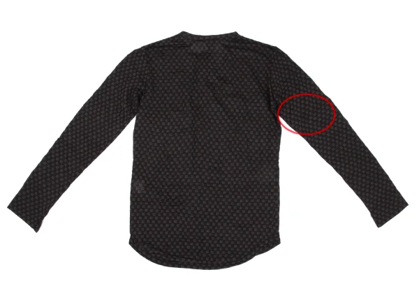 Y's Checker Woven Knit Cardigan K-172333_011
