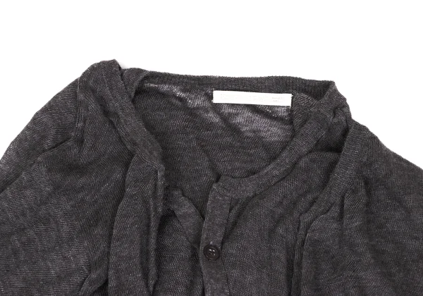 Y's Cotton Blended Half Sleeve Cardigan K-172335_004