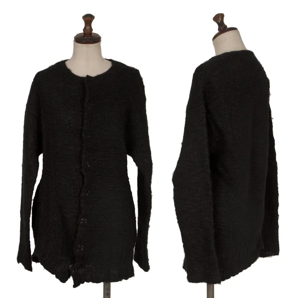 Y's Snap Button Knit Cardigan Black S-M K-172336_001