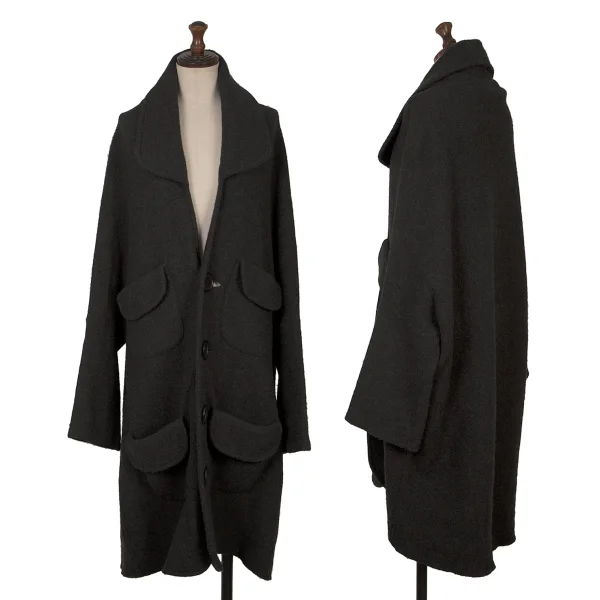 LIMI feu Big Button Wool Coat Grey S K-172339_001
