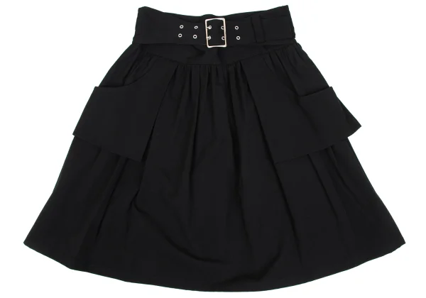 LIMI feu Wool Blend Belted Skirt K-172342_002