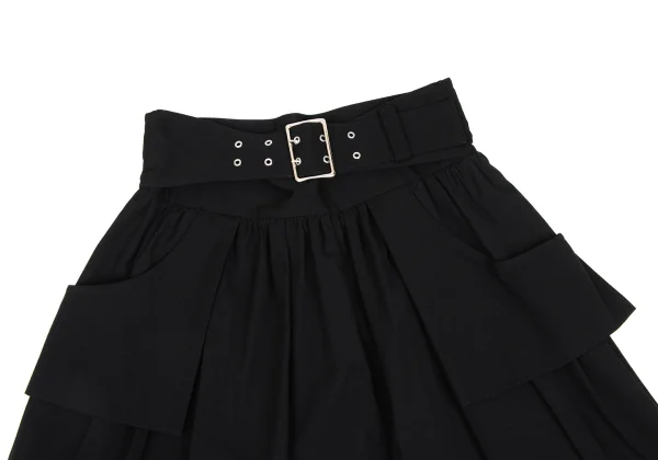 LIMI feu Wool Blend Belted Skirt K-172342_003