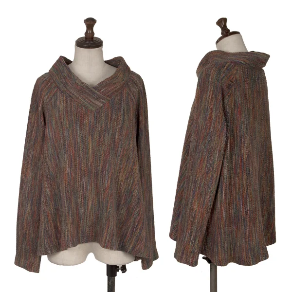 gigli Colorful Poly Cotton Knit Bordeaux,Multi-Color 38 K-172350_001