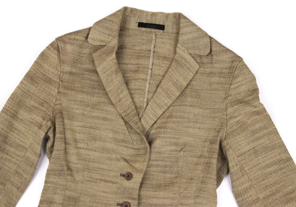gigli Cotton Blend Textured-weave 3B Jacket K-172351_003