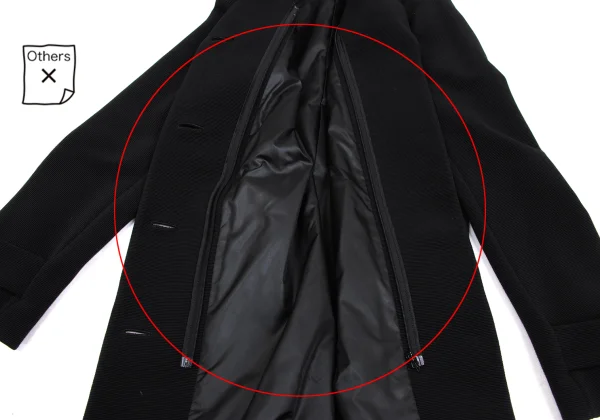 gigli Ribbed Texture Stretch Long Jacket  K-172353_012