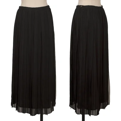 gigli Mesh Switching Pleats Skirt 