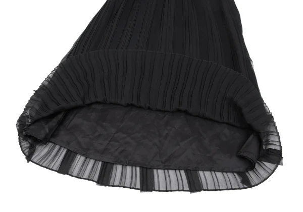 gigli Mesh Switching Pleats Skirt  K-172355_008