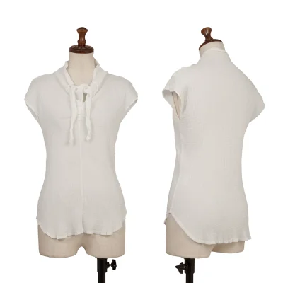 ISSEY MIYAKE me Crepe Pleats Knot Neck Sleeveless