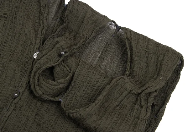 ISSEY MIYAKE me Crepe Pleats Shoulder Buttons Sleeveless Top  K-172359_006