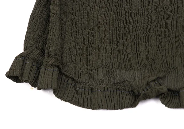 ISSEY MIYAKE me Crepe Pleats Shoulder Buttons Sleeveless Top  K-172359_009