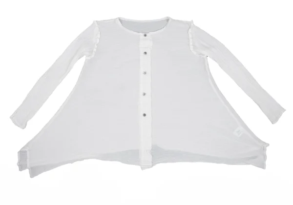 ISSEY MIYAKE me Crepe Pleats Flare Blouse K-172361_002