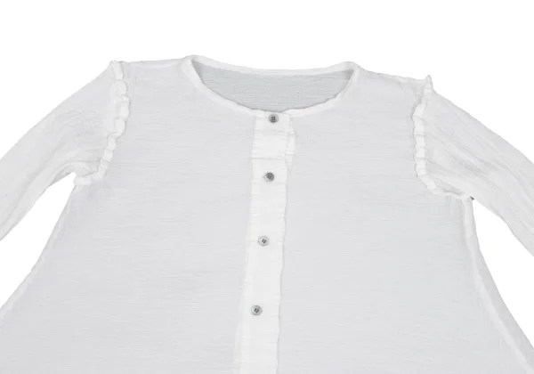 ISSEY MIYAKE me Crepe Pleats Flare Blouse K-172361_003