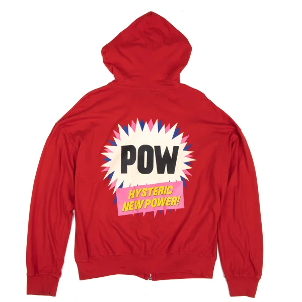 HYSTERIC GLAMOUR Back Print Zip-up Hoodie K-172367_002