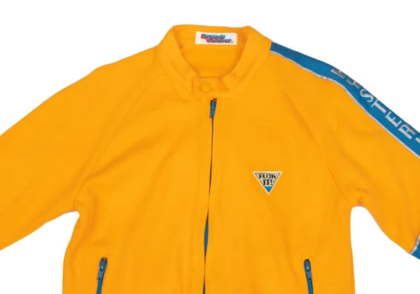 HYSTERIC GLAMOUR Logo Tape Switching Band Collar Blouson K-172368_003