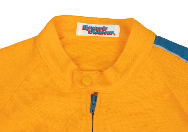 HYSTERIC GLAMOUR Logo Tape Switching Band Collar Blouson K-172368_004