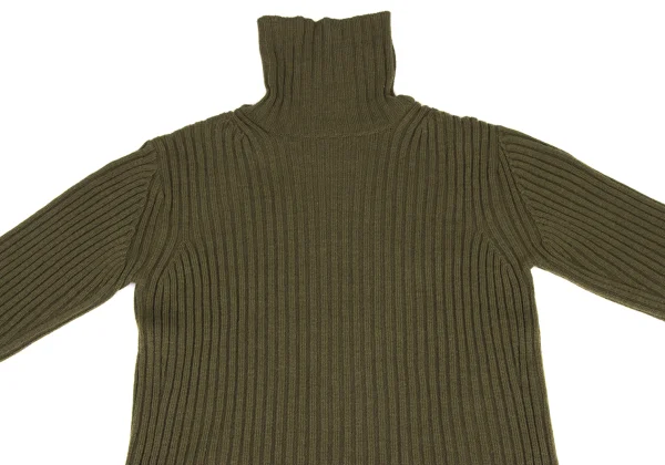 ISSEY MIYAKE Wool Turtleneck Knit Sweater K-172369_003