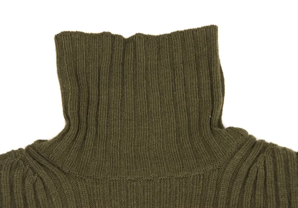 ISSEY MIYAKE Wool Turtleneck Knit Sweater K-172369_004