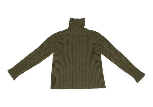 ISSEY MIYAKE Wool Turtleneck Knit Sweater K-172369_009
