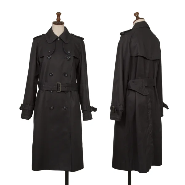TSUMORI CHISATO Graphic Lined Trench Coat Navy 1 K-172370_001