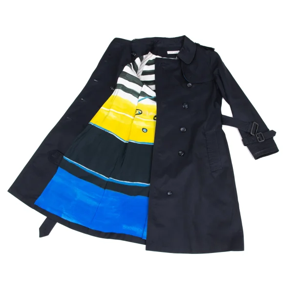 TSUMORI CHISATO Graphic Lined Trench Coat K-172370_002