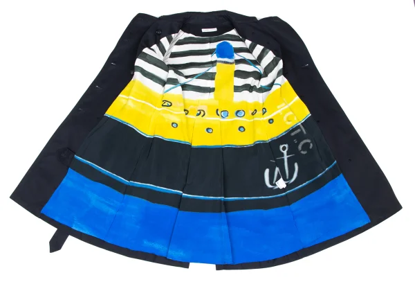 TSUMORI CHISATO Graphic Lined Trench Coat K-172370_010