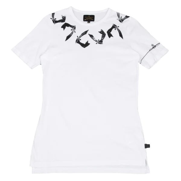 Vivienne Westwood ANGLOMANIA Graphic Print T-shirt White XS K-172372_001